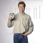 John van Loen (Date Unknown) at studio in Amsterdam.

[keywords]Posed, Half Length, Eyecontact, Smiling, Construction material[/keywords]